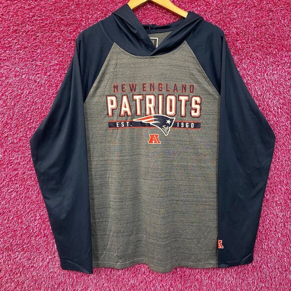 NFL New England Patriots Game Time Long Sleeve T-Shirt Large - Picture 1 of 4